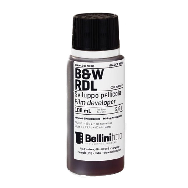Bellini BW RDL One Shot Sviluppo Negativo BN Confezione 100 ml Bellini BW RDL One Shot Sviluppo Negativo BN Confezione 100 ml